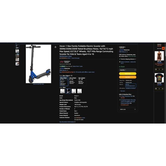 Hover-1 Neo Family Foldable Electric Scooter - Picture 8 of 8